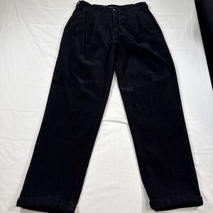 Pants Baggy Corduroy  Bugle Boy  Men's   36x32  Blue Wide Leg 90s Y2K